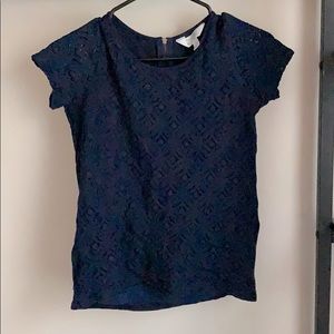 Lace tshirt blouse